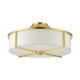 Wesley Four Light Semi Flush Mount (51075-12)