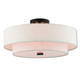 Livex Lighting - 51085-92 - Four Light Ceiling Mount - Monroe - English Bronze