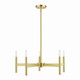 Livex Lighting - 51175-12 - Five Light Chandelier - Copenhagen - Satin Brass