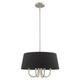 Livex Lighting - 51354-91 - Four Light Pendant - Belclaire - Brushed Nickel