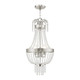Livex Lighting - 51854-91 - Four Light Pendant - Valentina - Brushed Nickel