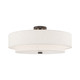 Livex Lighting - 52139-92 - Five Light Ceiling Mount - Monroe - English Bronze