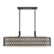 Livex Lighting - 53437-92 - Six Light Linear Chandelier - Vistaview - English Bronze