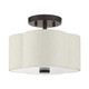 Solstice Two Light Semi Flush Mount (58061-92)