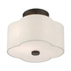 Solstice Two Light Semi Flush Mount (58061-92)