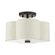 Solstice Two Light Semi Flush Mount (58062-92)