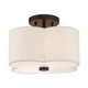Solstice Two Light Semi Flush Mount (58062-92)