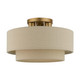 Bellingham Three Light Semi-Flush Mount (58897-48)