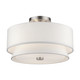 Fontana Three Light Semi-Flush Mount (60026-91)