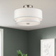Fontana Three Light Semi-Flush Mount (60026-91)