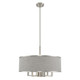 Livex Lighting - 60426-91 - Seven Light Chandelier - Park Ridge - Brushed Nickel