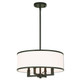 Livex Lighting - 62615-07 - Four Light Pendant - Park Ridge - Bronze