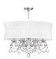 Livex Lighting - 6306-91 - Six Light Chandelier - Newcastle - Brushed Nickel