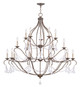 Livex Lighting - 6439-71 - 20 Light Chandelier - Chesterfield - Hand Applied Venetian Golden Bronze