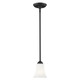 Livex Lighting - 6460-04 - One Light Mini Pendant - Ridgedale - Black