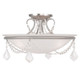 Livex Lighting - 6524-91 - Three Light Ceiling Mount - Chesterfield - Brushed Nickel