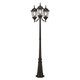 Livex Lighting - 7553-07 - Three Light Outdoor Post Mount - Hamilton - Bronze