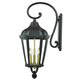 Livex Lighting - 76192-07 - Three Light Outdoor Wall Lantern - Morgan - Bronze w/ Antique Gold Cluster