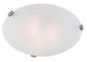 Livex Lighting - 8013-91 - Four Light Ceiling Mount - Oasis - Brushed Nickel