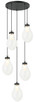 Matteo Lighting - C31905MB - Five Light Chandelier - Seranna - Matte Black