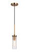 Matteo Lighting - C32101AG - One Light Pendant - WEAVER - Aged Gold Brass