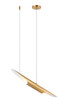 Matteo Lighting - C32412AG - Two Light Chandelier - Stylus - Aged Gold Brass