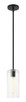 Matteo Lighting - C32501MB - One Light Pendant - LINCOLN - Matte Black