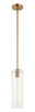 Matteo Lighting - C32511AG - One Light Pendant - LINCOLN - Aged Gold Brass