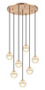 MISTY Seven Light Pendant (C33107AG)