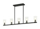 Matteo Lighting - C34005MB - Five Light Chandelier - WESTLOCK - Matte Black