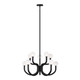 Matteo Lighting - C34210MBOP - Ten Light Chandelier - Joelle - Matte Black