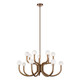 Matteo Lighting - C34214AGOP - 14 Light Chandelier - Joelle - Aged Gold Brass