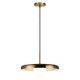 Matteo Lighting - C34421AGOP - LED Pendant - CRESTON - Aged Gold Brass