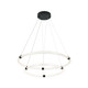 Matteo Lighting - C34856MB - LED Pendant - INKARA - Matte Black
