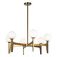 Matteo Lighting - C34906AGOP - LED Pendant - SCRIBEN - Aged Gold Brass