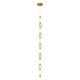 Matteo Lighting - C37101AG - LED Pendant - Tentacles - Aged Gold Brass