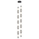 Matteo Lighting - C37102BK - LED Pendant - TENTACLES - Black
