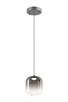 Matteo Lighting - C37401MBSM - One Light Pendant - Refrax - Matte Black