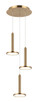 Matteo Lighting - C37703AG - LED Pendant - Extraterrestrial - Aged Gold Brass