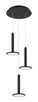 Matteo Lighting - C37703MB - LED Pendant - Extraterrestrial - Matte Black
