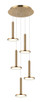 Matteo Lighting - C37705AG - LED Pendant - EXTRATERRESTRIAL - Aged Gold Brass