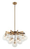 Matteo Lighting - C38116AG - LED Pendant - Bulbus - Aged Gold Brass