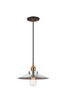 Matteo Lighting - C46111AGCH - One Light Pendant - BULSTRODE'S WORKSHOP - Aged Gold Brass