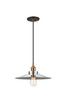 Matteo Lighting - C46112AGCH - One Light Pendant - Bulstrode'S Workshop - Aged Gold Brass