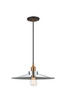 Matteo Lighting - C46113AGCH - One Light Pendant - BULSTRODE'S WORKSHOP - Aged Gold Brass