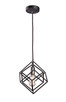 Matteo Lighting - C54621RB - One Light Pendant - Geometry - Rusty Black