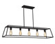 Matteo Lighting - C57015RB - Five Light Chandelier - Candor - Rusty Black