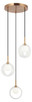 Matteo Lighting - C60603AGCL - LED Pendant - Delcia - Aged Gold Brass