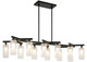 Matteo Lighting - C60812BK - 12 Light Chandelier - KRISTOF - Black