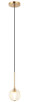 Matteo Lighting - C61601AGCL - One Light Pendant - JEMYCA - Aged Gold Brass